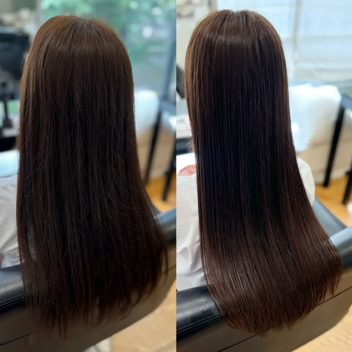 セミロング 伸ばしかけ 浜崎 千亜のヘアスタイル