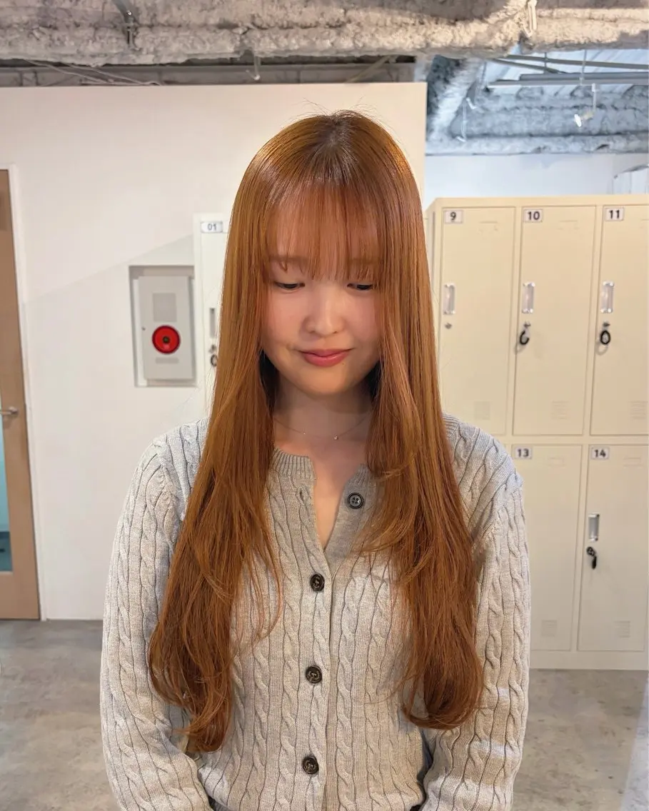 ロング カット 🧣misaki 🧣のヘアスタイル