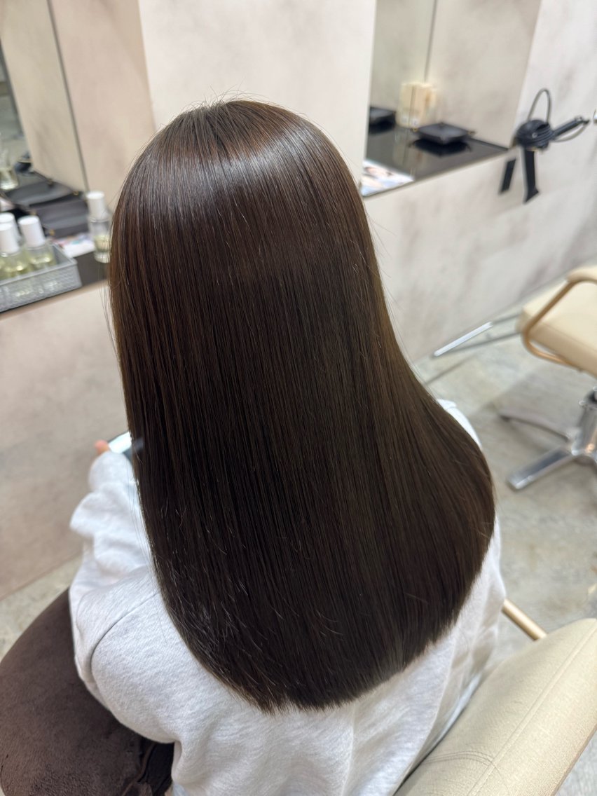 ロング 長野／髪質改善 ストレート/れんのヘアスタイル