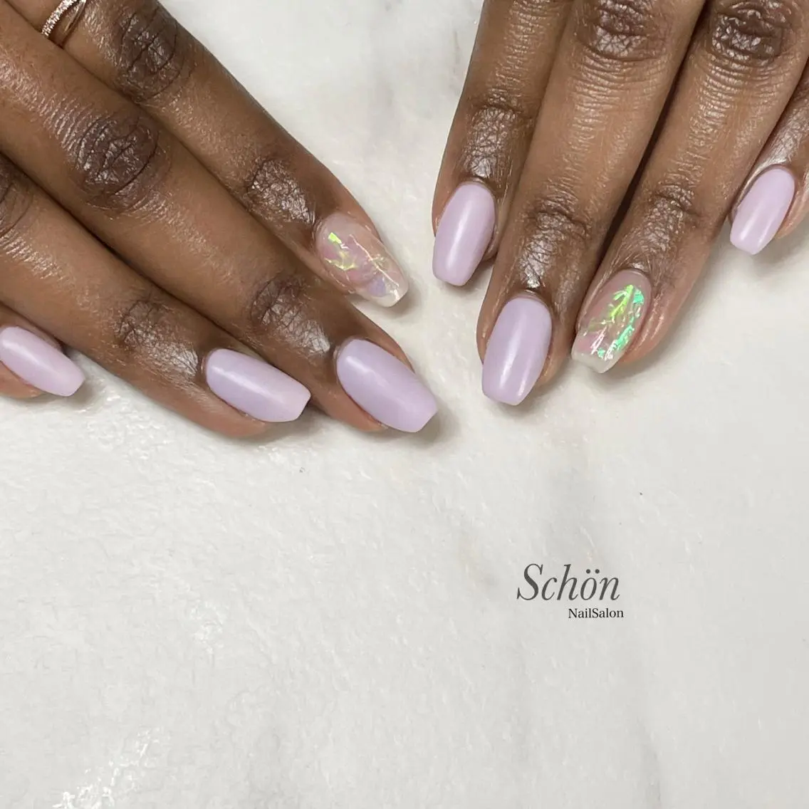 ネイル マットネイル ハンドネイル Schön NailSalonのネイルデザイン