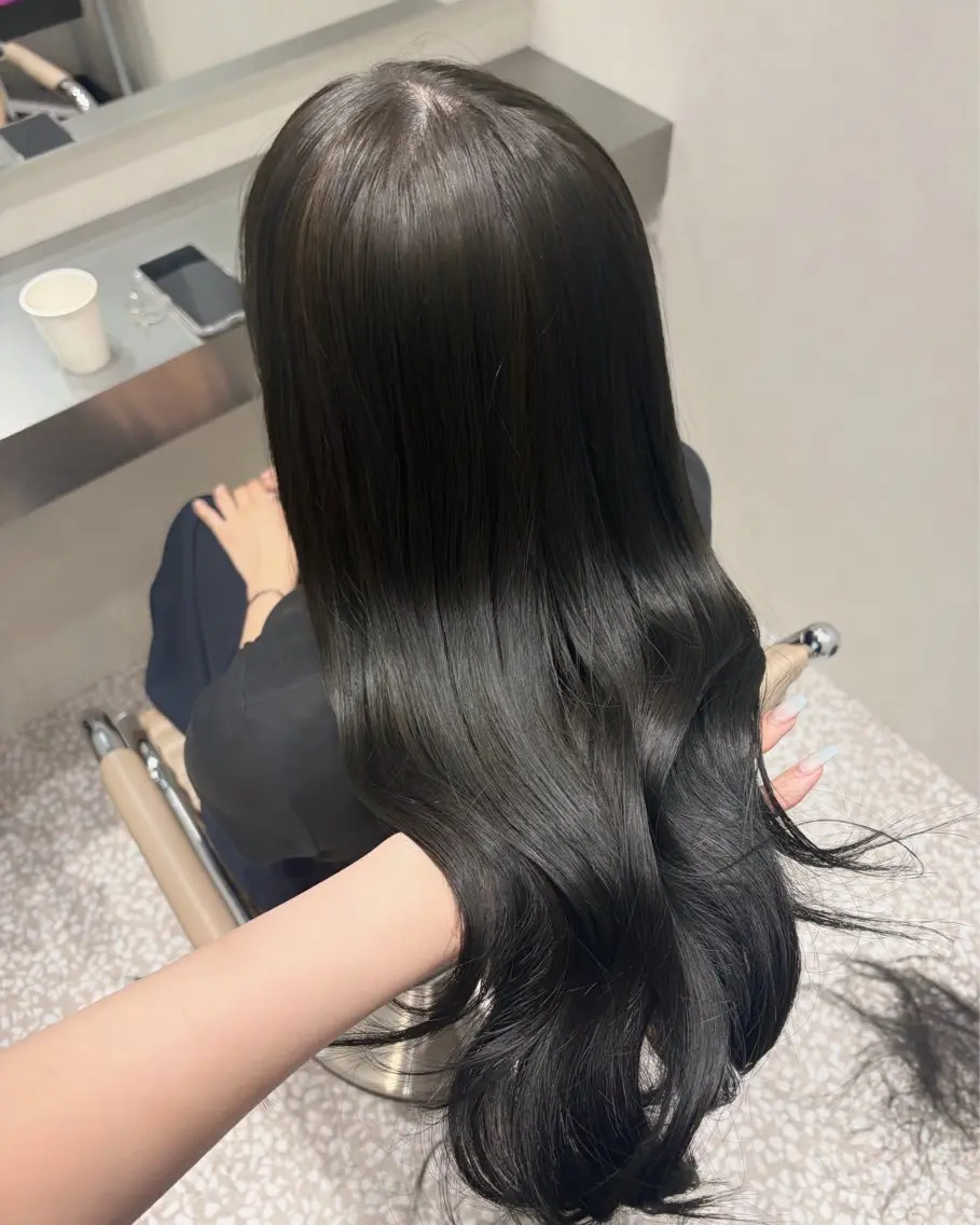 ロング カラー カット ヘアカラー 【美髪矯正/絹髪】 🎀hinano🎀のヘアスタイル