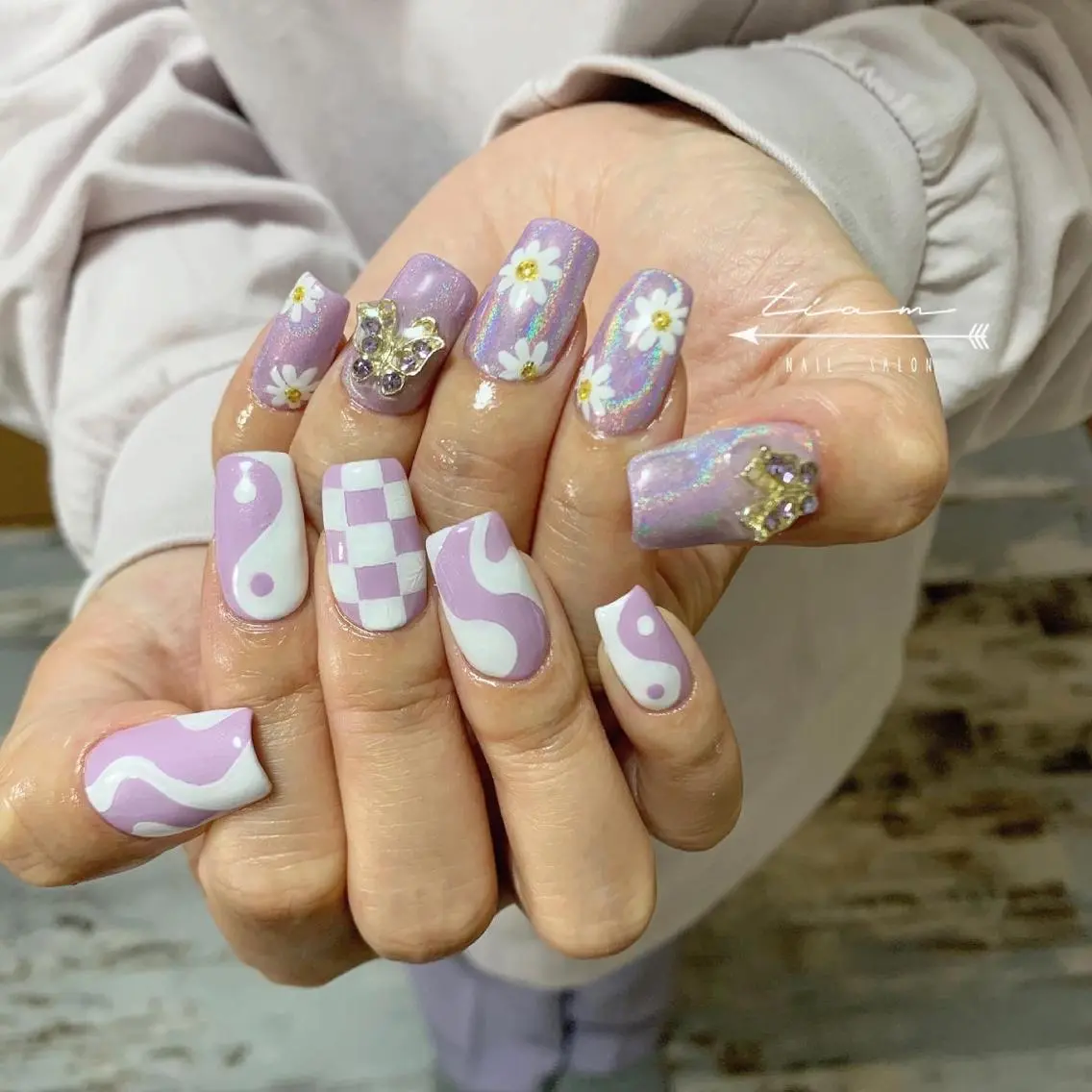 ネイル 𝑡𝑖𝑎𝑚𓂃 きむらゆきののネイルデザイン
