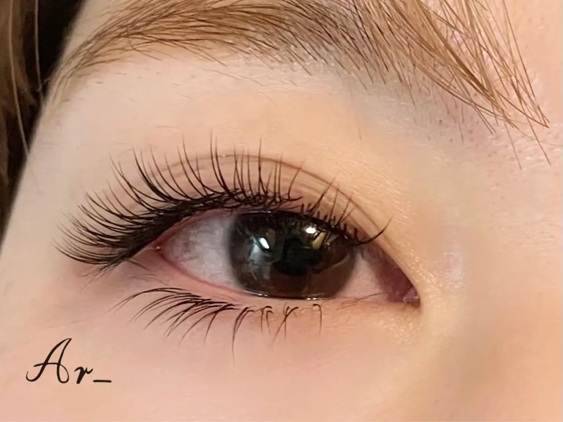マツエク・マツパ フラットラッシュ EYELASH. Ar_のマツエク・マツパデザイン