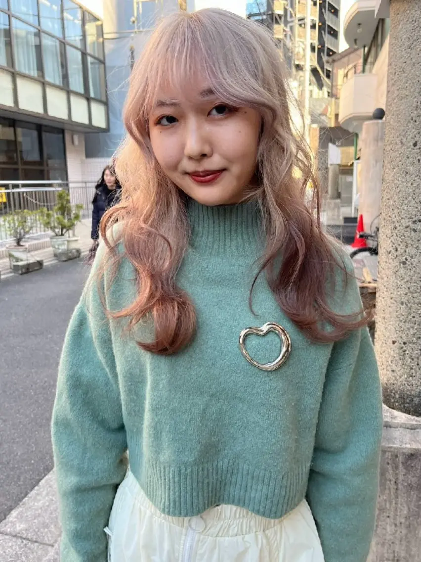 ブリーチ矯正美髪矯正 ✨オオエタクミのヘアスタイル
