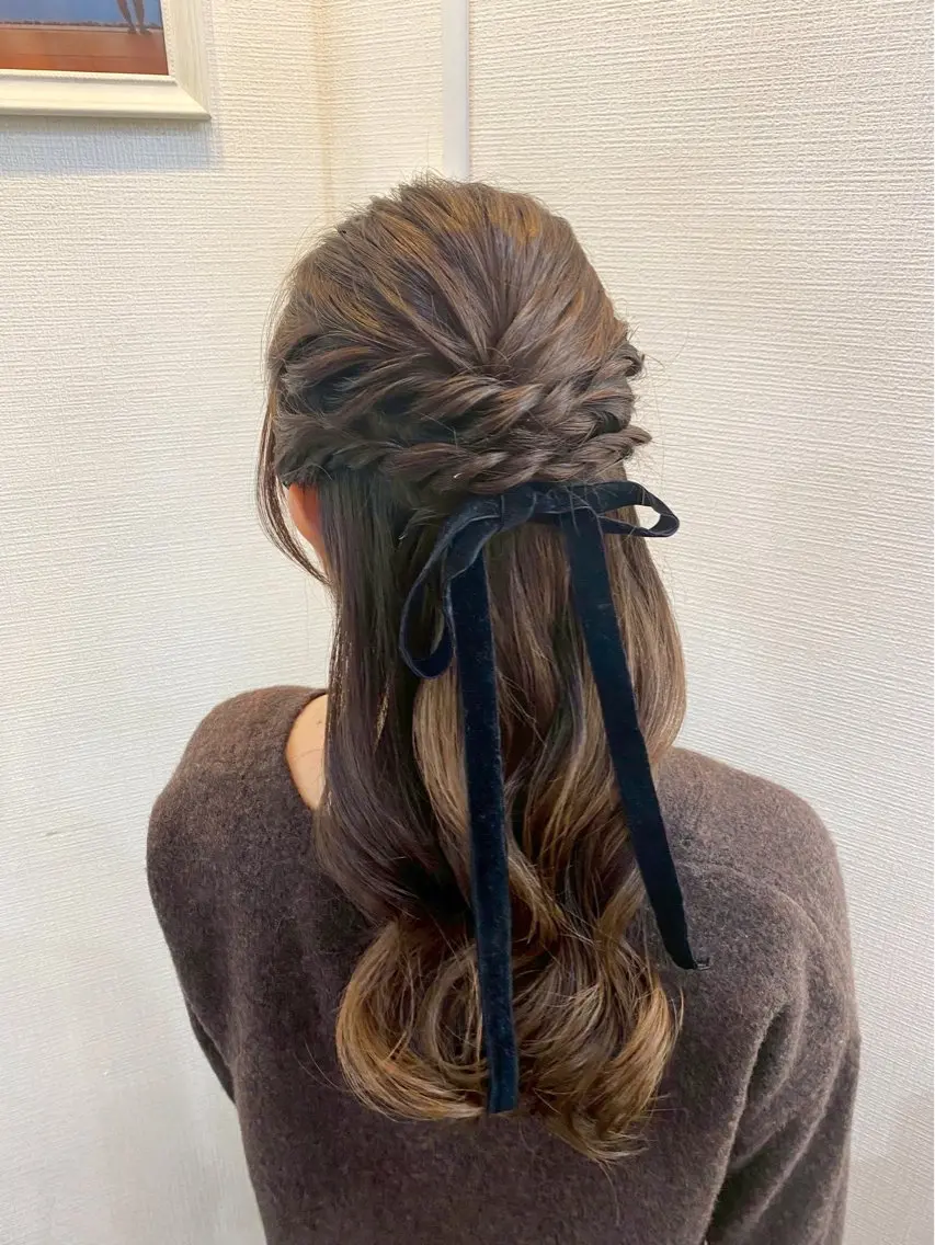 ヘアアレンジ ヘアセット hair make もりした ゆうのヘアスタイル