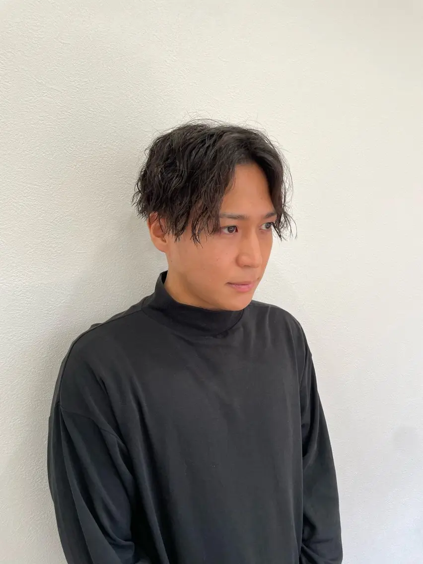 メンズ カット パーマ トリートメント メンズ 特化・川田のヘアスタイル