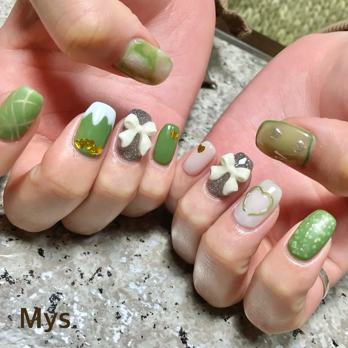 ネイル ハンドネイル Mys. 三上紗紀のネイルデザイン