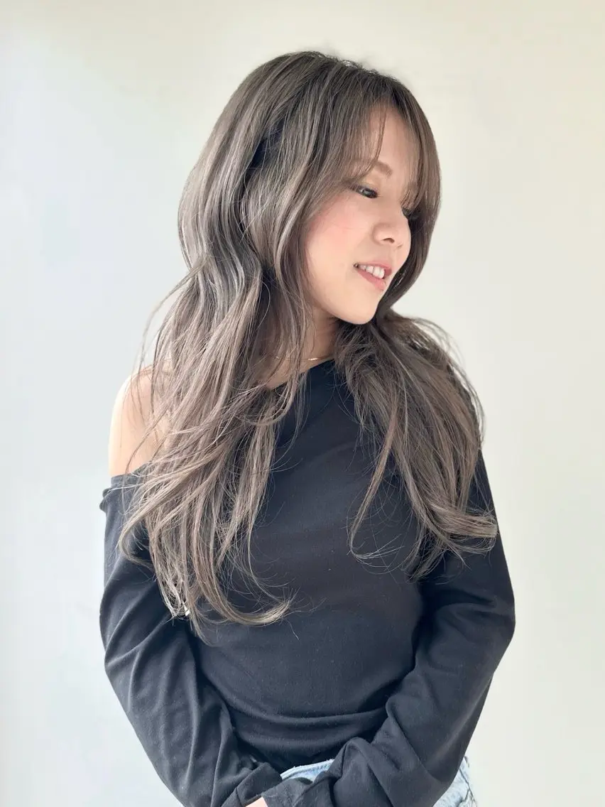 ロング カラー 中原 祥太のヘアスタイル