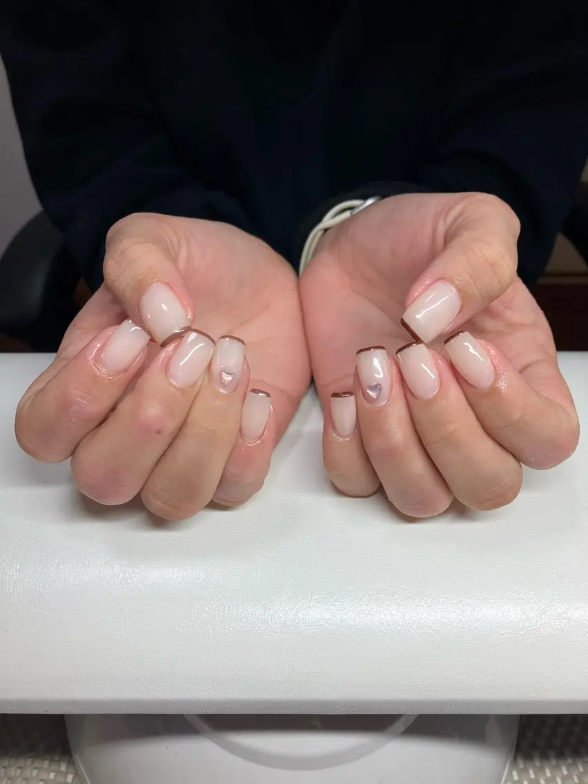 ネイル フレンチネイル Re:na-ju mayuのネイルデザイン