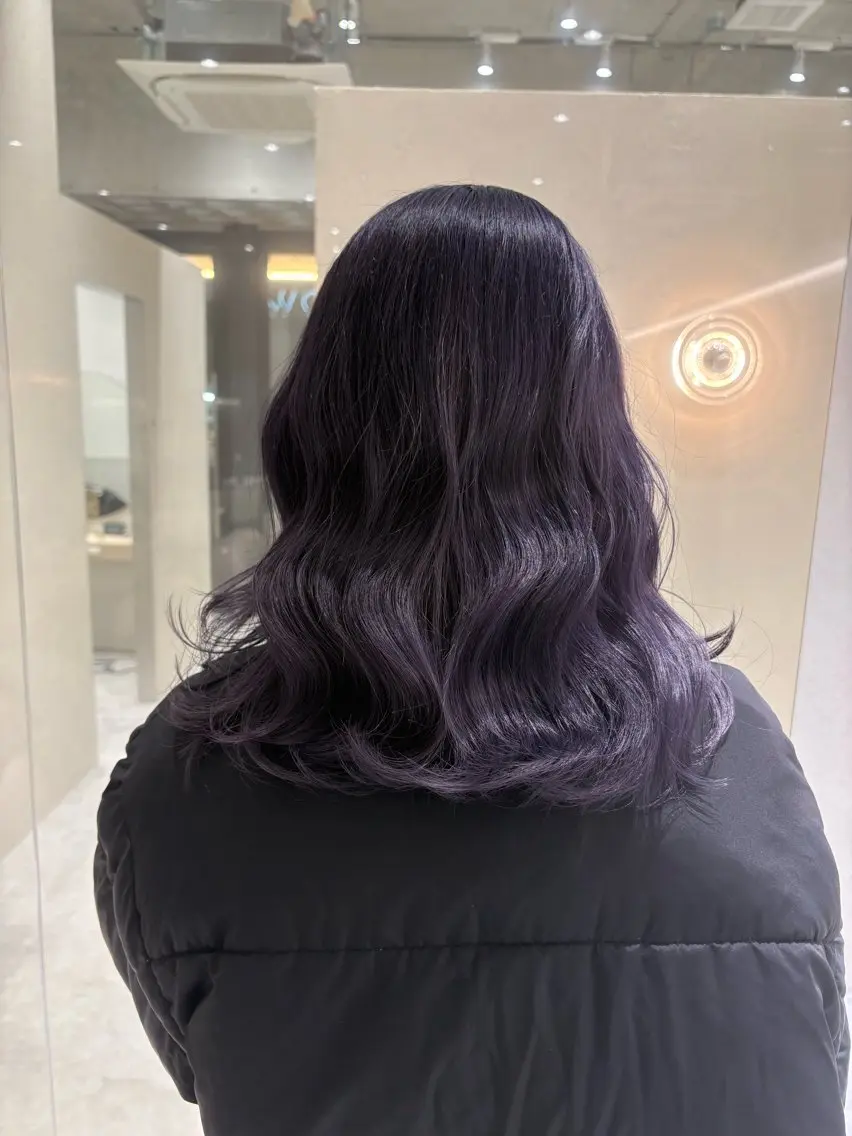 ミディアム カラー カット ヘアカラー トリートメント 吉武 茂暉のヘアスタイル