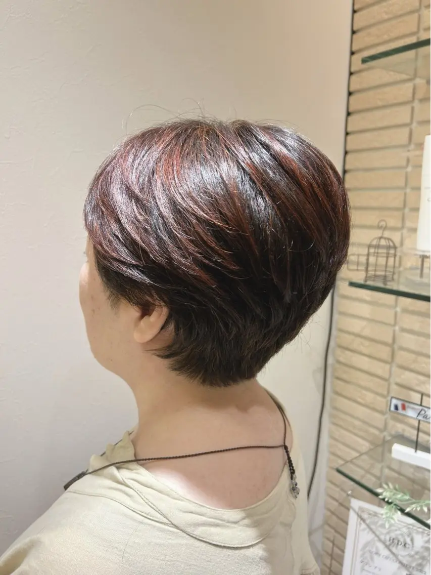 ショート ちあい🌈 アトリエJDパリのヘアスタイル
