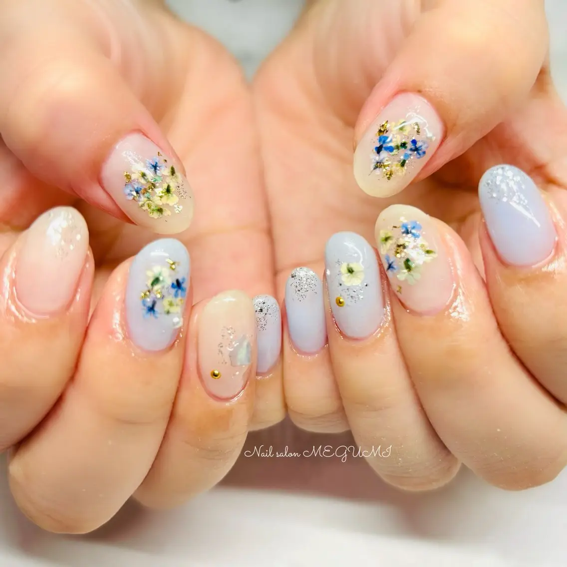 ネイル フラワーネイル Nail salon MEGUMIのネイルデザイン