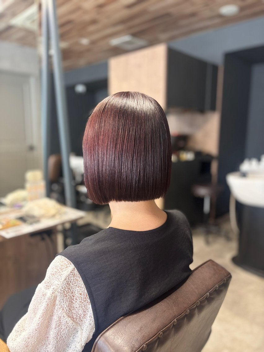 ショート カット ヘアカラー トリートメント きょうか🩶 /艶髪/髪質改善のヘアスタイル