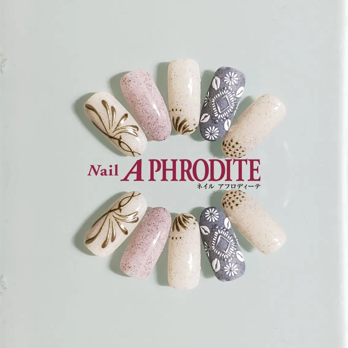 ネイル ジェルネイル ニュアンスネイル スカルプネイル ソフトジェル ネイルチップ ハンドネイル Nail Aphroditeのネイルデザイン