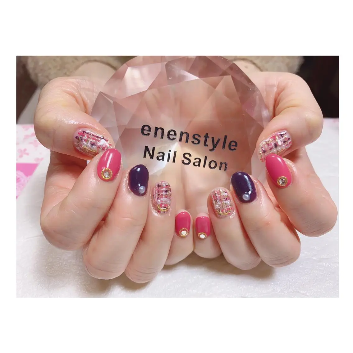 ショート ネイル ジェルネイル ニュアンスネイル オフィスネイル ワンカラーネイル パラジェル 🐾enen style 🐾のネイルデザイン
