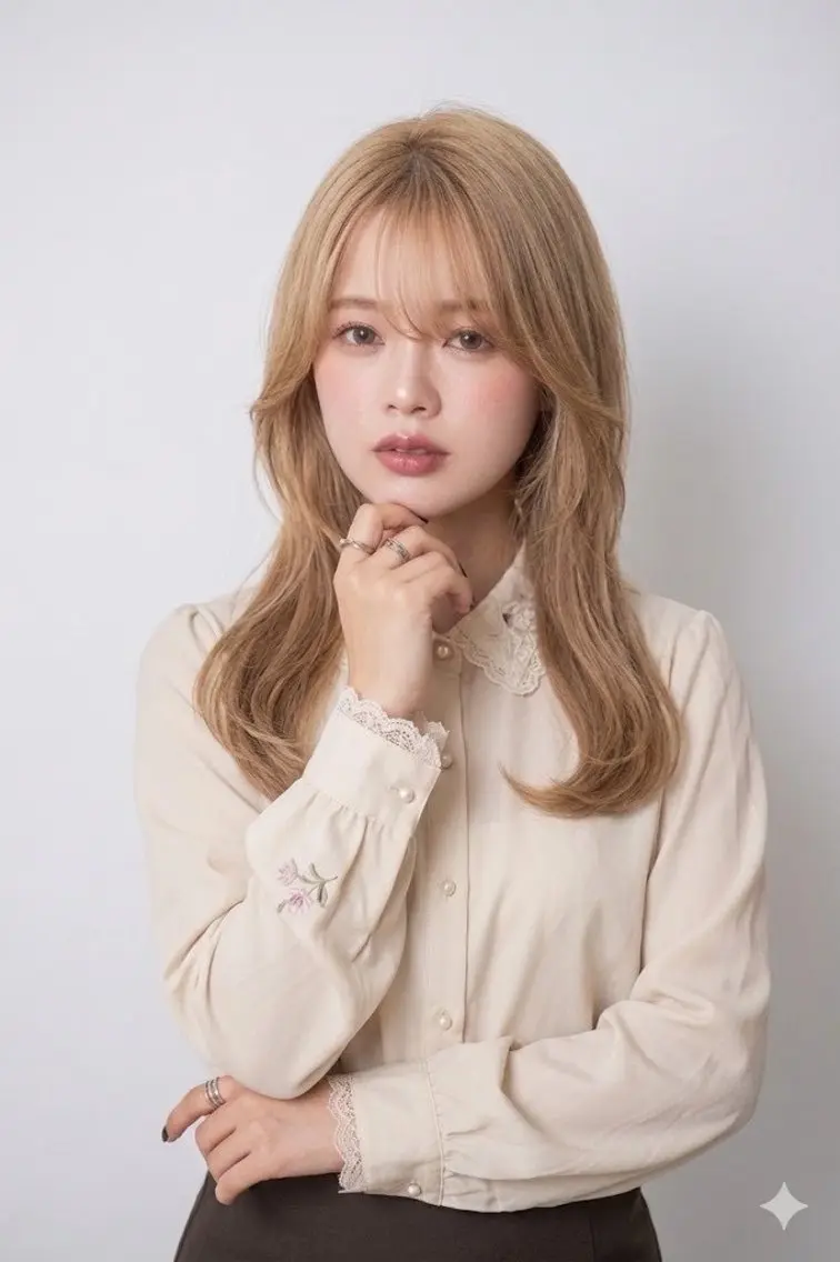 セミロング 🫧‪縮毛矯正 かとうよしき🫧のヘアスタイル
