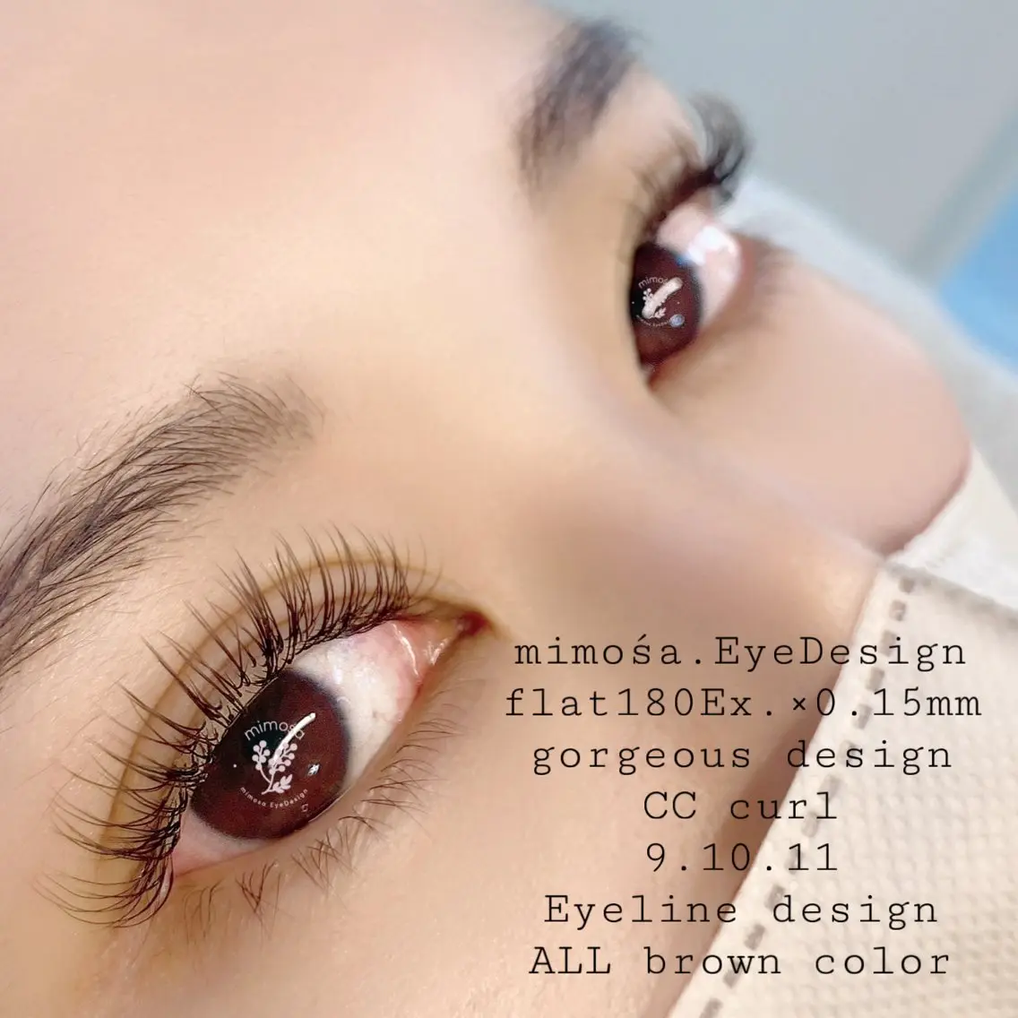 マツエク・マツパ マツエク mimośa. EyeDesignのマツエク・マツパデザイン