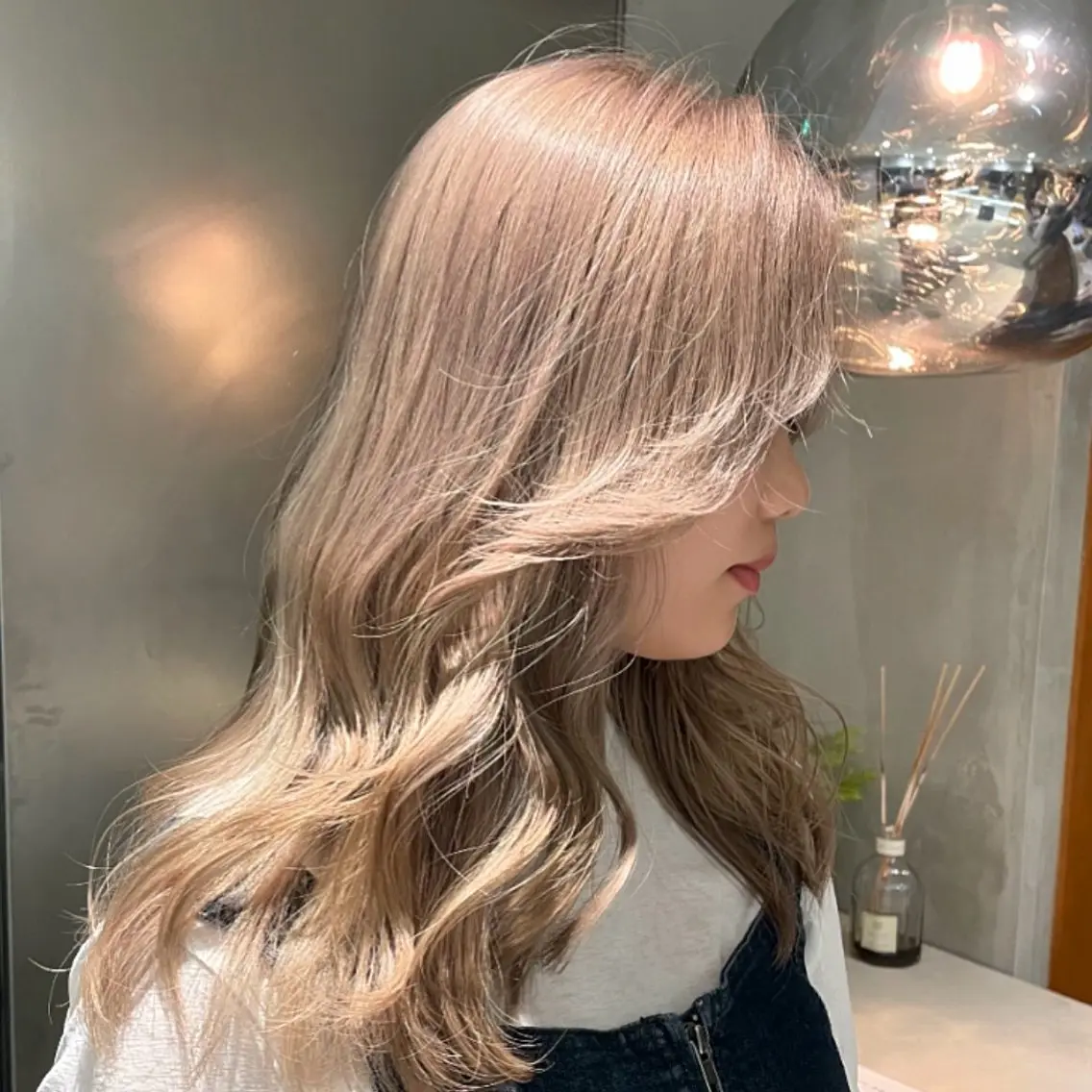 ロング カラー カット ヘアカラー 後藤 香乃のヘアスタイル