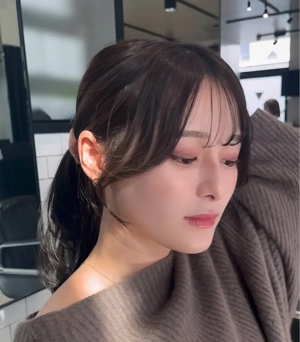 ロング カラー カット ヘアカラー トリートメント 🌫️大人韓国ヘア 🌫️naoyaのヘアスタイル
