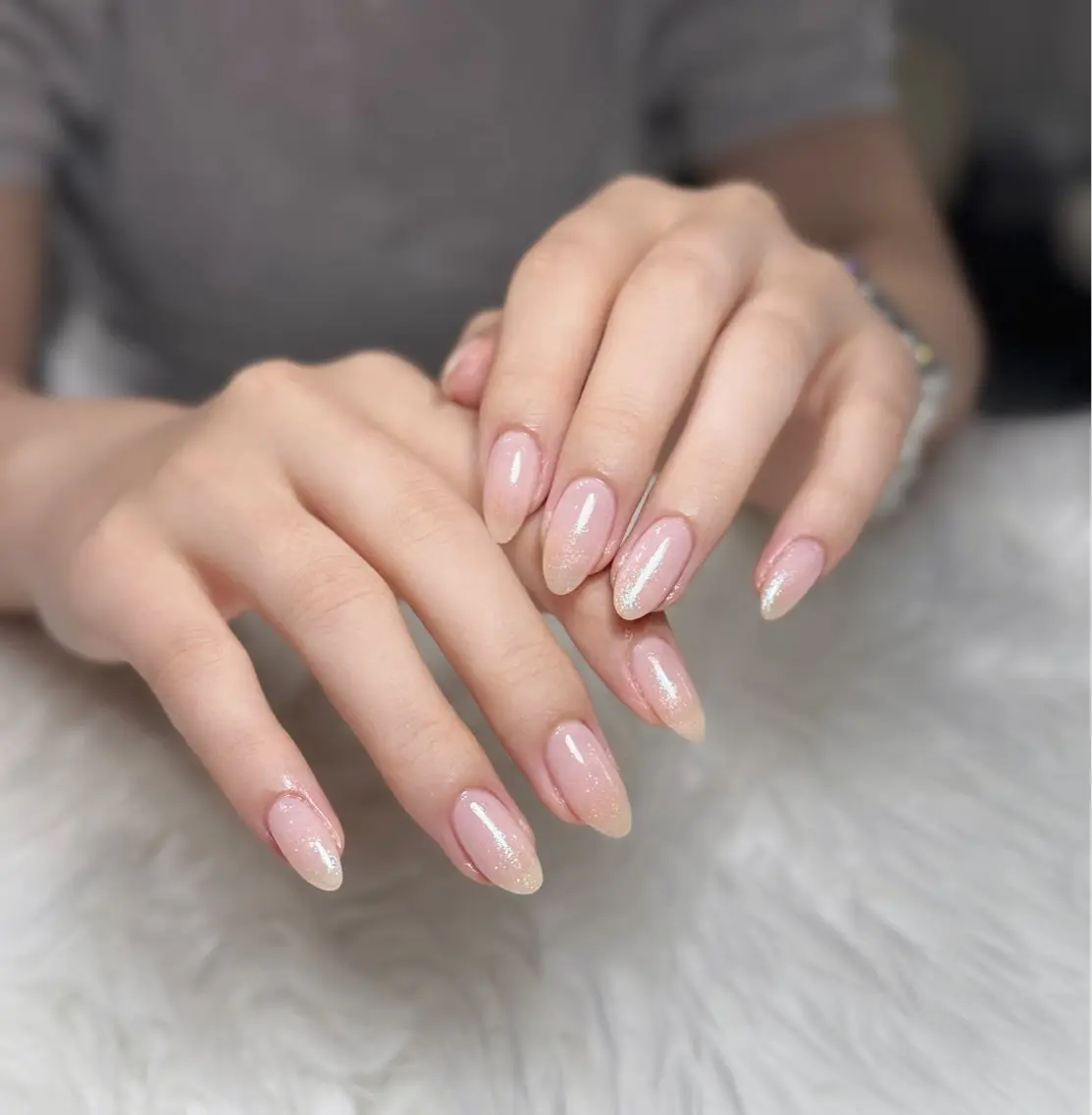 ネイル オーロラネイル チークネイル フットネイル フレンチネイル ジェルネイル ハンドネイル Nichi Nailsのネイルデザイン