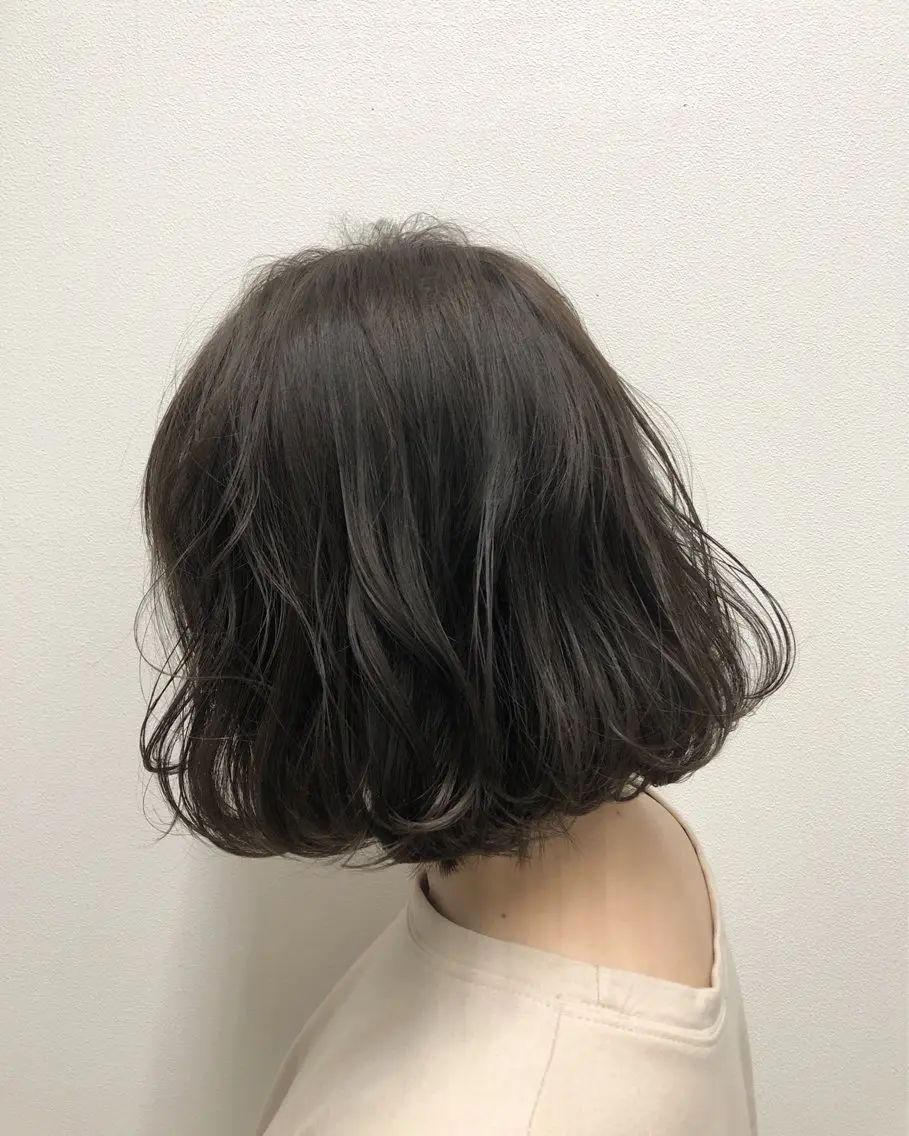 ショート ボブ 圓井 恭平のヘアスタイル