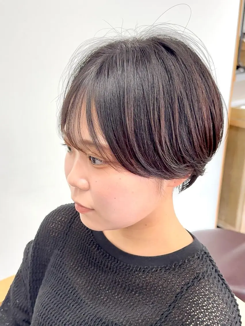 ♻️前髪カット+前髪ストレート(ナチュラル)の写真
