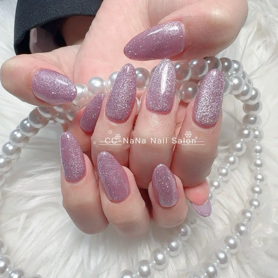 ネイル チークネイル フラッシュネイル ハート キラキラネイル 韓国ネイル ハンドネイル 💎CC・NaNa 韓国風ネイル🌙Cのネイルデザイン