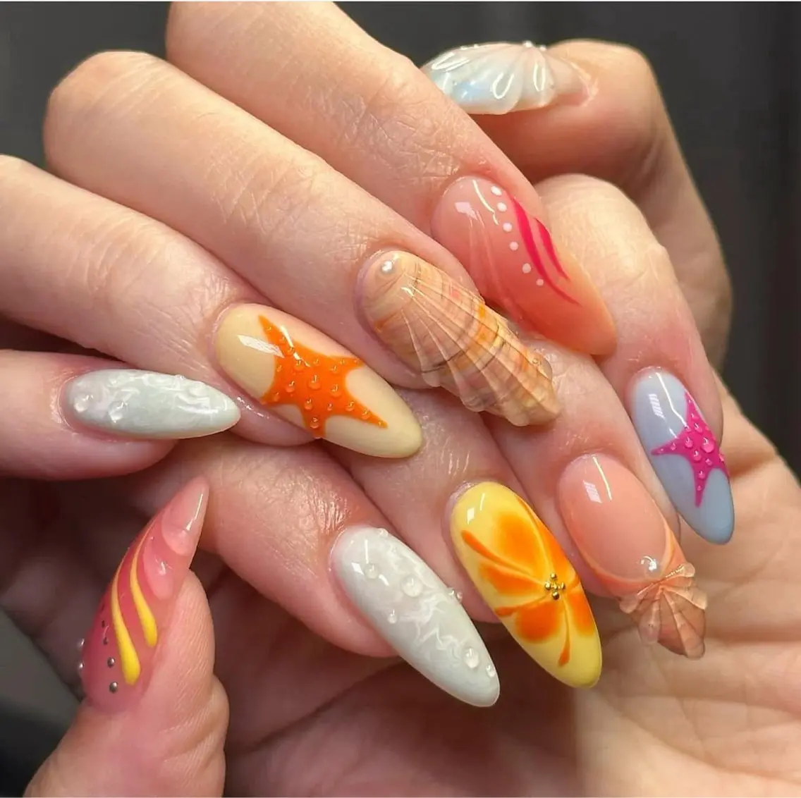 ネイル ワンホンネイル DAISY_NAIL 【フィルイン専門店】のネイルデザイン