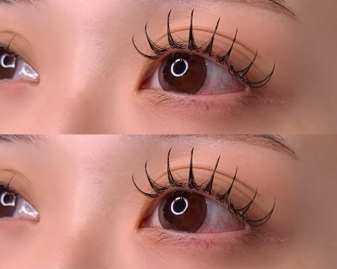 マツエク・マツパ フラットラッシュ Eyelash Salon IROのマツエク・マツパデザイン