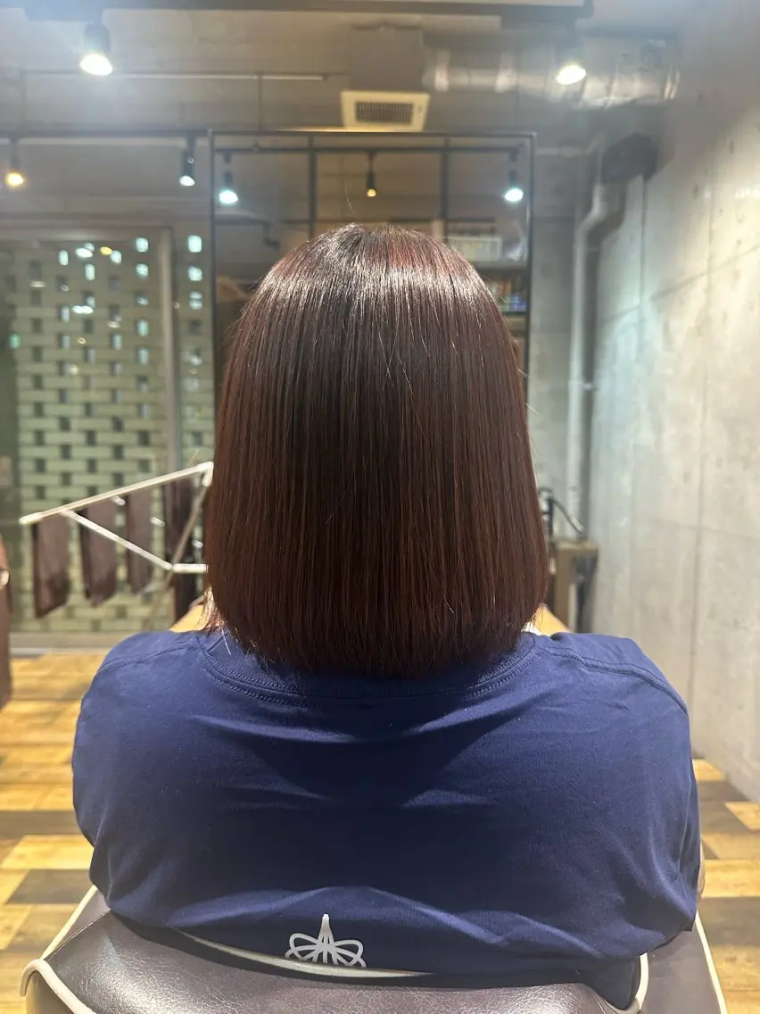 ミディアム カラー ヘアカラー flannel 優介のヘアスタイル