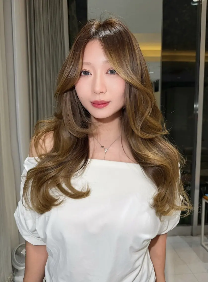 【垢抜け確定💇‍♀️】ハイライトで周りと差をつける垢抜けカラー🩷🩵の写真