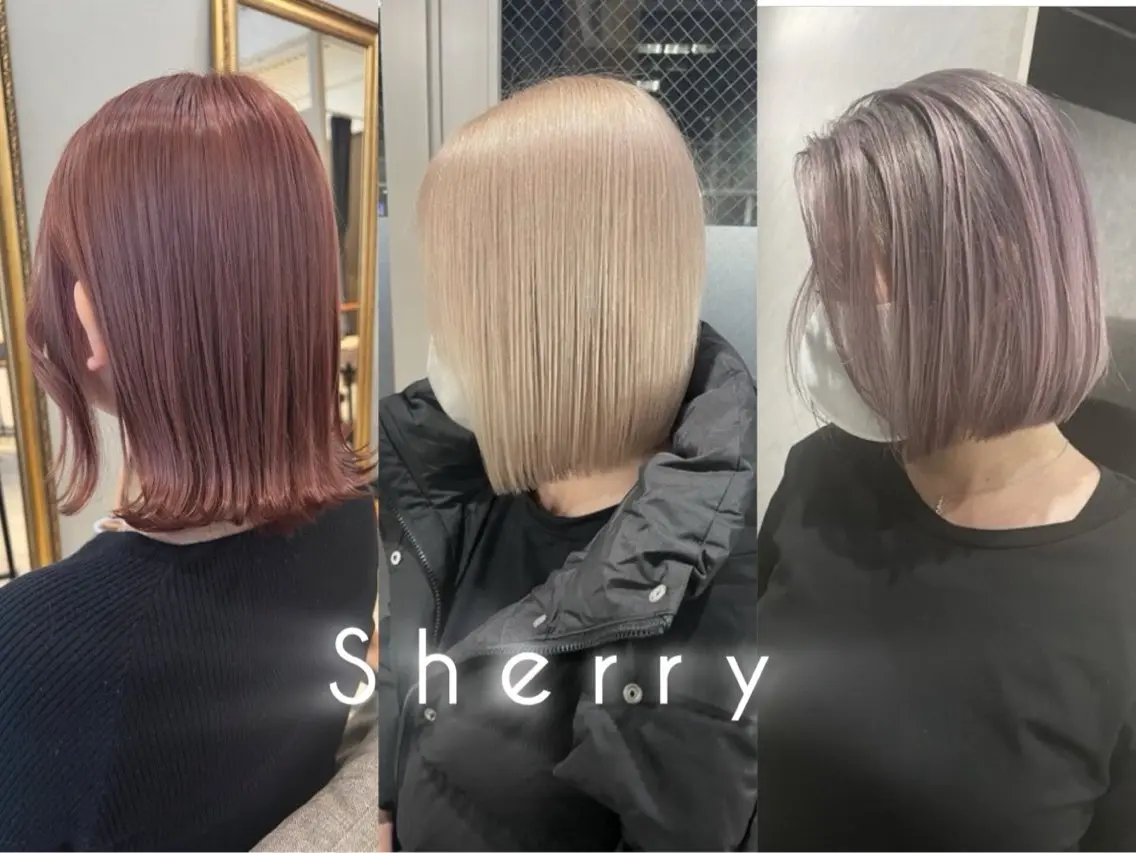 💫大人気💫ブリーチ込み⭐️ダブルカラー+トリートメント¥10900の写真