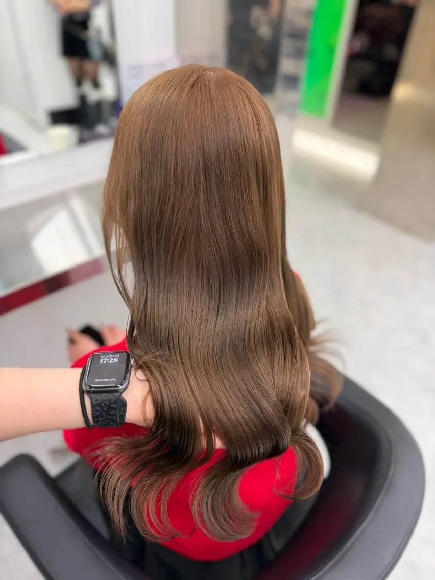 カラー ヘアカラー トリートメント 透明感カラー🎀艶髪 Anju/渋谷🎀のヘアスタイル
