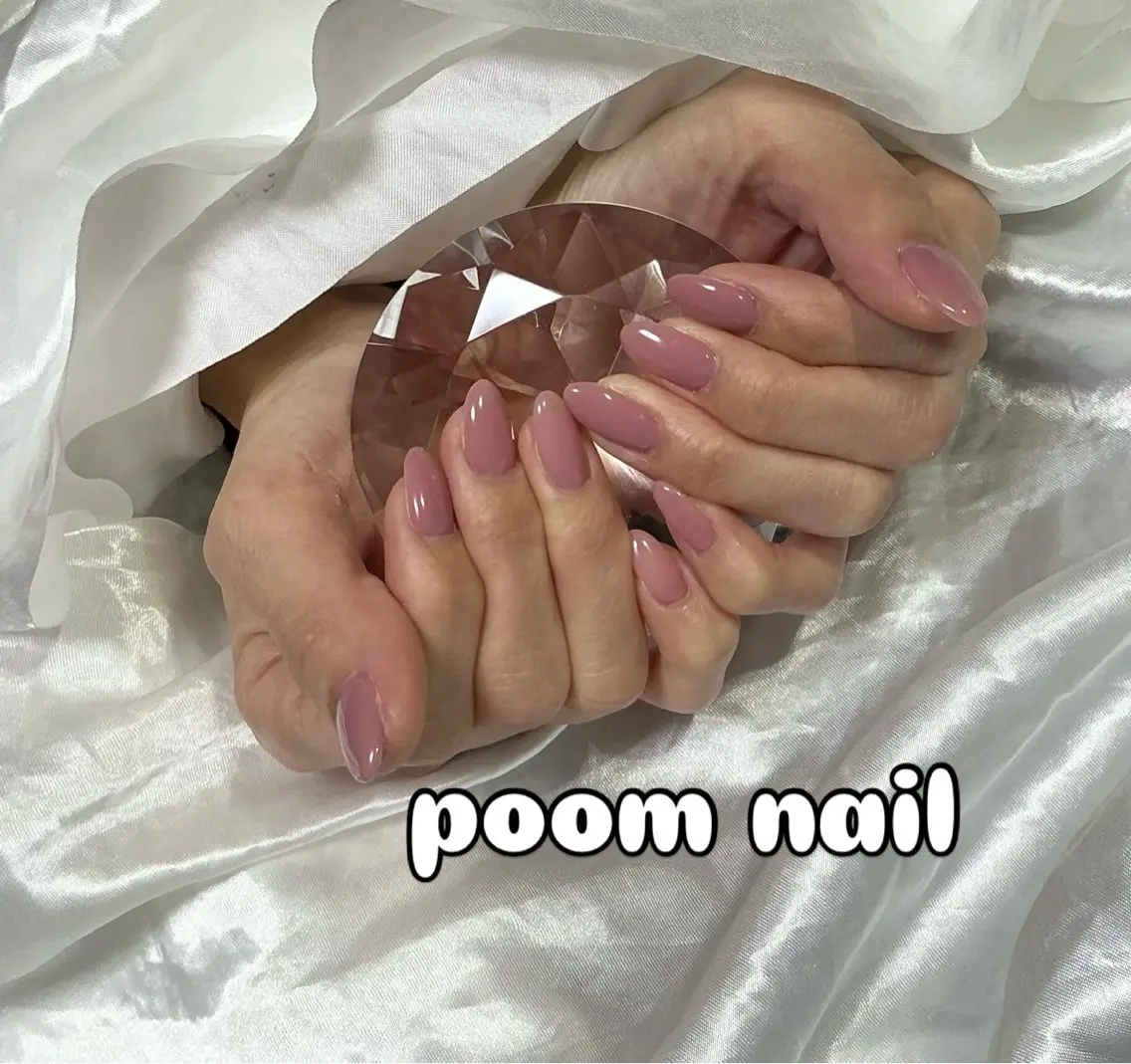 ネイル オフィスネイル ワンカラーネイル シンプルネイル ハンドネイル poom nailのネイルデザイン