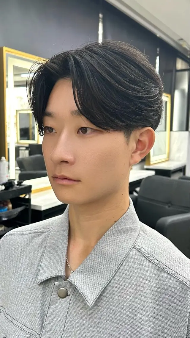 ショート パーマ メンズ カット ヘアセット メンズスタイリスト 前田雄輝のヘアスタイル