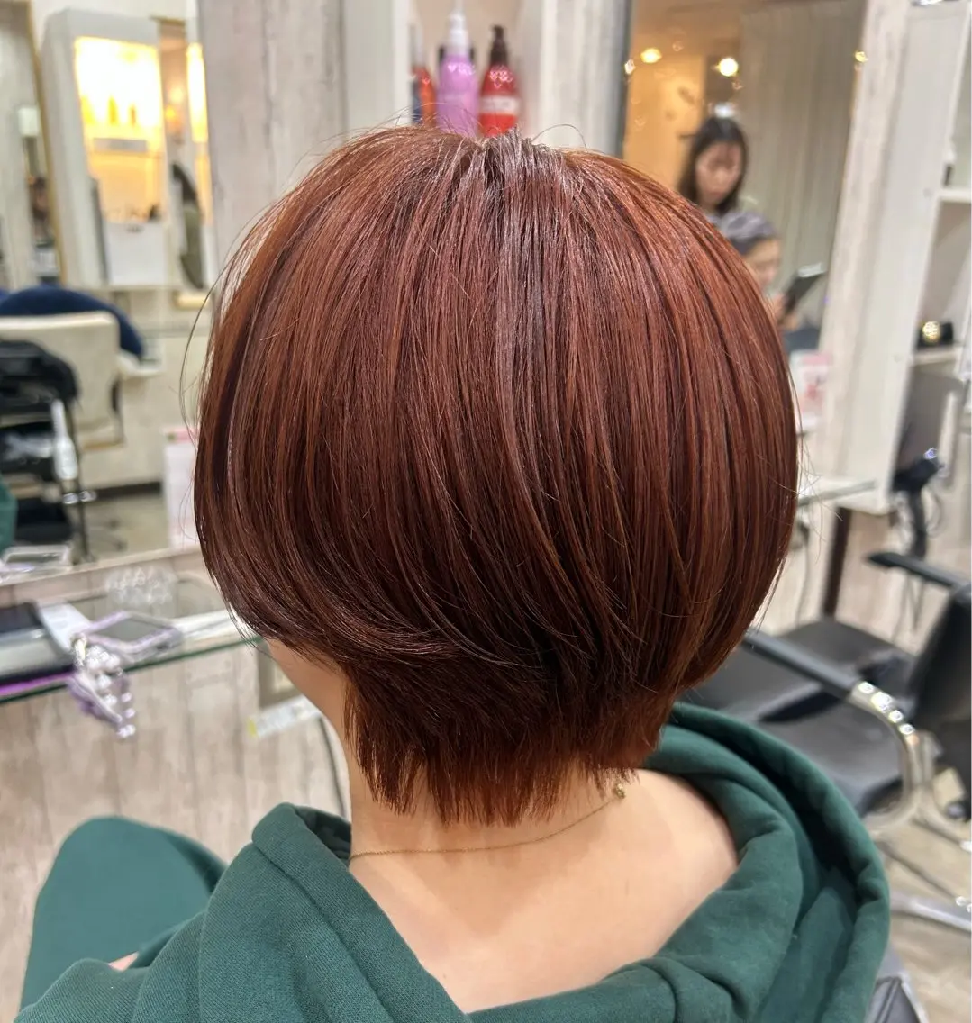 【肩より上の長さの方限定】🍀平日限定🍀✨1番人気✨カット&カラーの写真