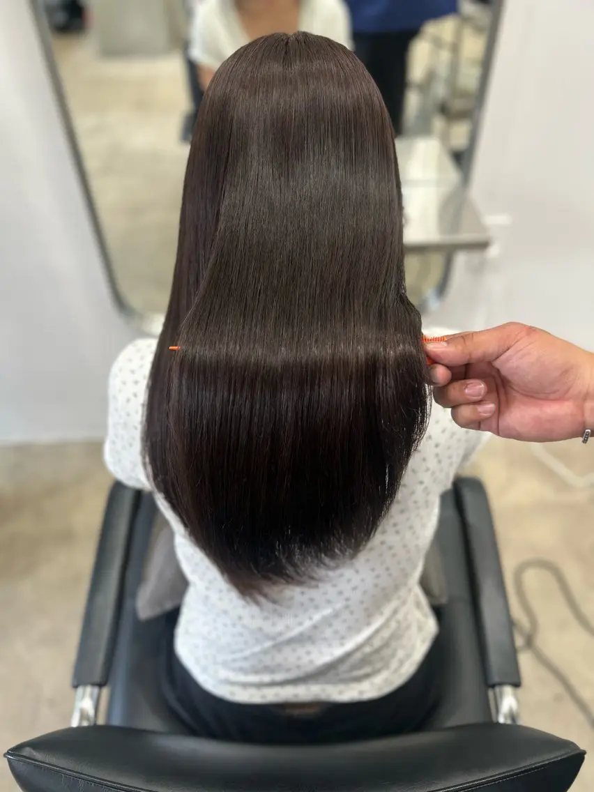 ロング あんじゅ ✨暖色カラー✨高崎のヘアスタイル