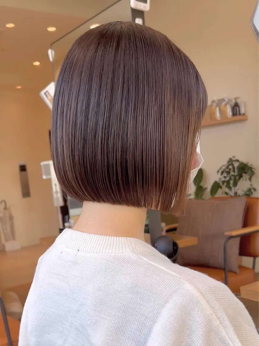 ショート 結べるレイヤーカット /カラー/あさかのヘアスタイル