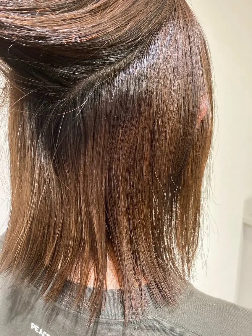 セミロング カット ヘアカラー 縮毛矯正 トリートメント ヘッドスパ ヘアセット あやか 白髪ぼかしハイライトのその他イメージ