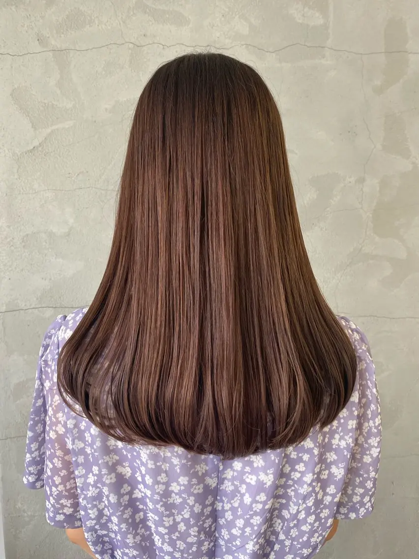ロング カラー ラベンダーカラー カット ヘアカラー トリートメント 🪞垢抜けカット/ 艶カラー/小山京華のヘアスタイル