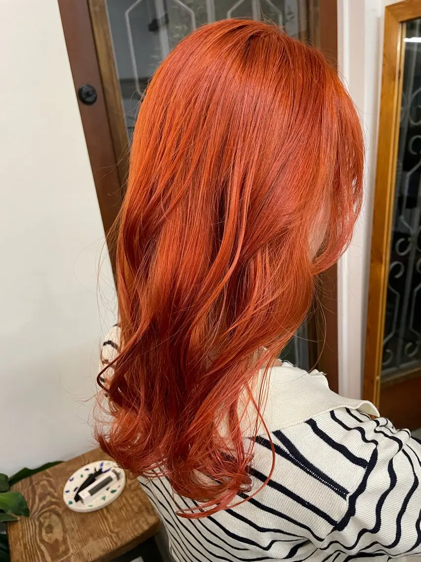 ロング カット ヘアカラー トリートメント 宮本 祥生のヘアスタイル