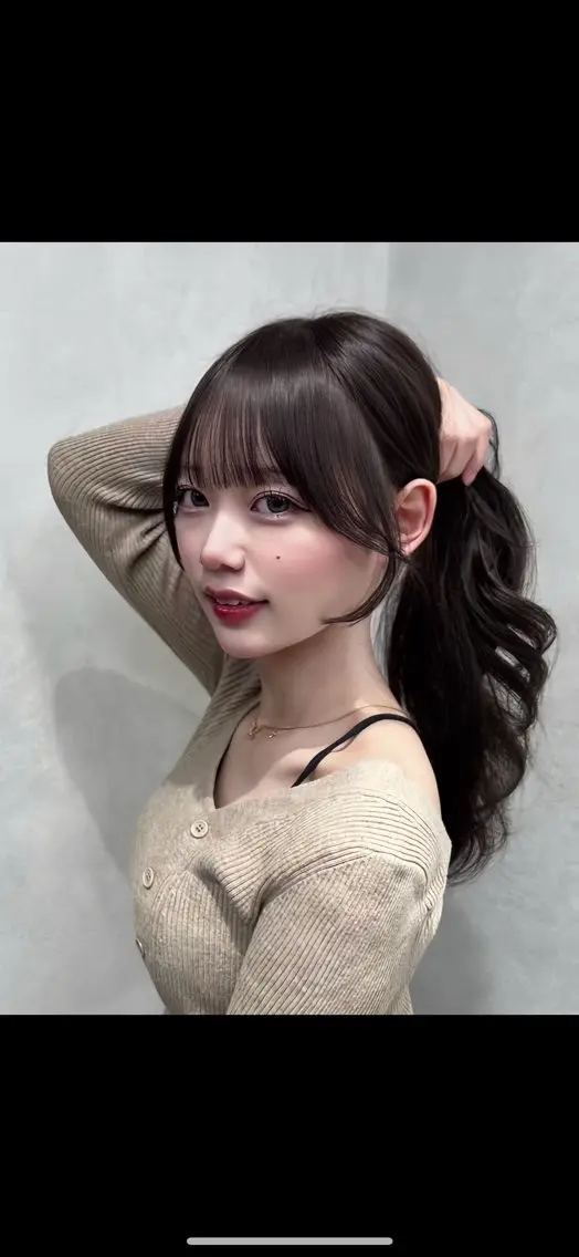 ロング カラー ヘアアレンジ ⭐️銀座/ショート/ 艶カラー/りょうがのヘアスタイル