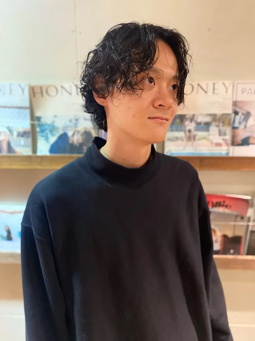 メンズパーマの写真