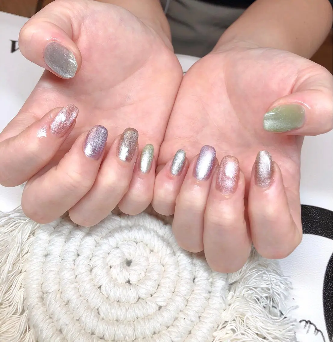 ネイル マグネットネイル 🍭Kiara Nail🍭のネイルデザイン