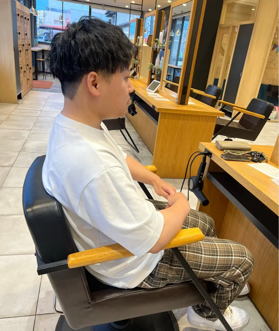 ショート メンズ マッシュ カラー特化美容師🩷 マインのヘアスタイル