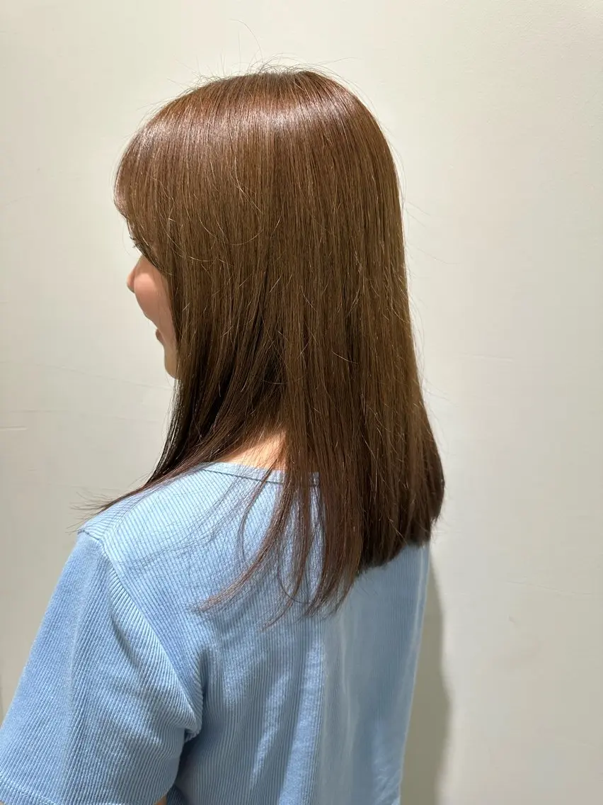ミディアム ヘアカラー 銀座YUKINA🌙 カット/カラーのヘアスタイル