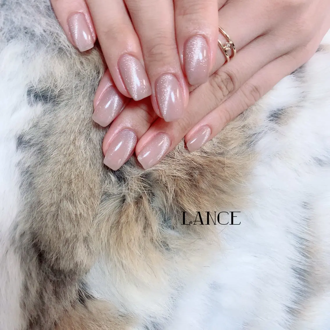 ネイル オーロラネイル フットネイル フレンチネイル グラデーション キラキラネイル ハンドネイル Lance nailのネイルデザイン