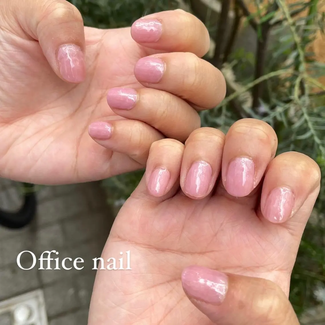 ネイル オフィスネイル ハンドネイル 淡色ネイル 🎀moeのネイルデザイン