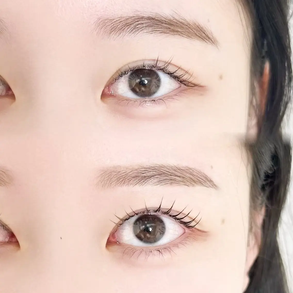 マツエク・マツパ 束感まつ毛 フラットラッシュ 韓国風マツエク パリジェンヌラッシュリフト まつげパーマ heileebro wのマツエク・マツパデザイン
