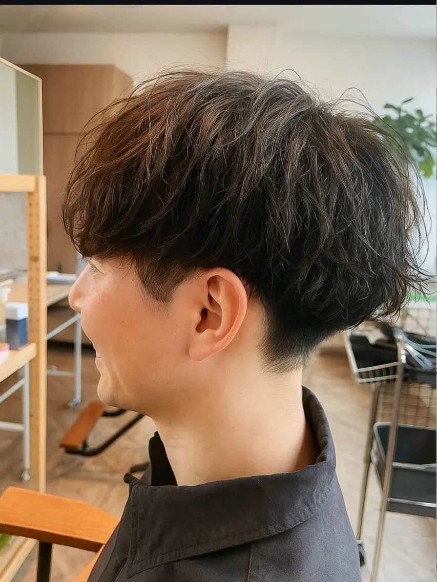 メンズカット＋シャンプーの写真
